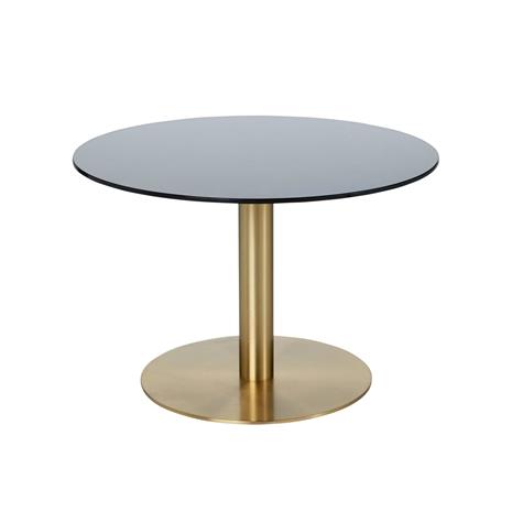 Tom Dixon Flash sohvapöytä pyöreä Kupari-messinkiteline