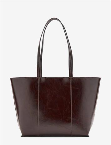 Mango Medium Shopper Bag - Brown - ONE SIZE