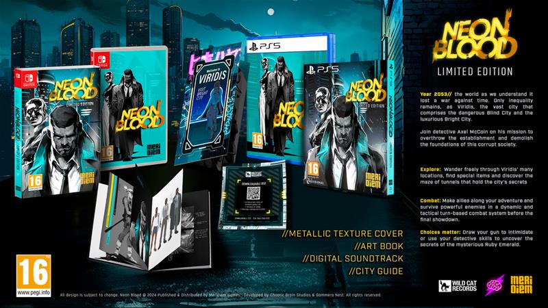 Neon Blood (Limited Edition), Nintendo Switch -peli