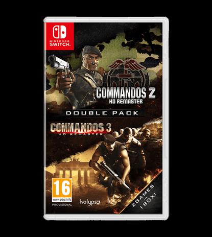 Commandos 2 & Commandos 3: HD Remaster Double Pack, Nintendo Switch -peli