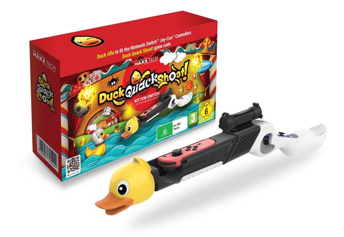Maxx Tech Duck Quack Shoot!, Nintendo Switch -ohjain + peli