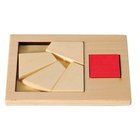 Palapeli Fridolin Extra Piece, neliö, puinen