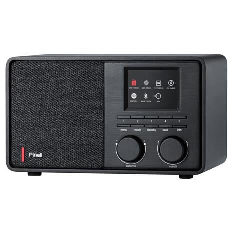 Pinell supersound 201w verkko-/akkuradio dab+, fm, wifi
