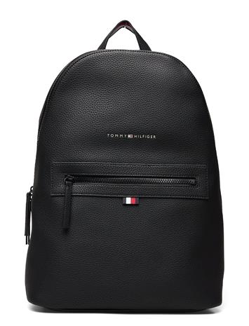 Tommy Hilfiger Essential Pu Backpack - Black - ONE SIZE