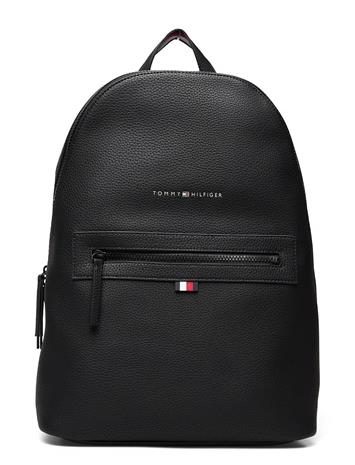 Tommy Hilfiger Essential Pu Backpack - Black - ONE SIZE