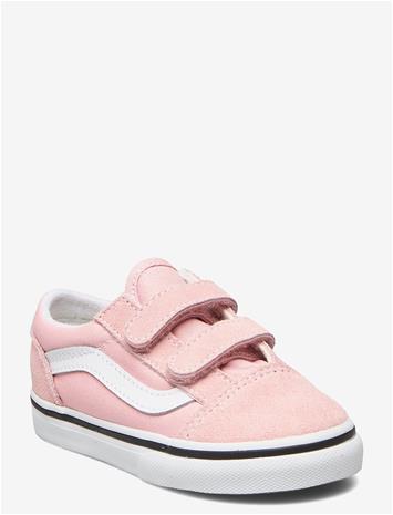 VANS Old Skool V - POWDER PINK/TRUE WHITE - 21