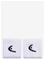 HEAD Wristband 2.5 - WHITE - One Size – kuva 2