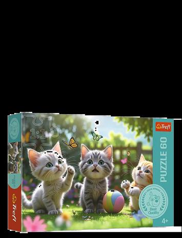 Three Kittens Lastenpalapeli 60 palaa Trefl