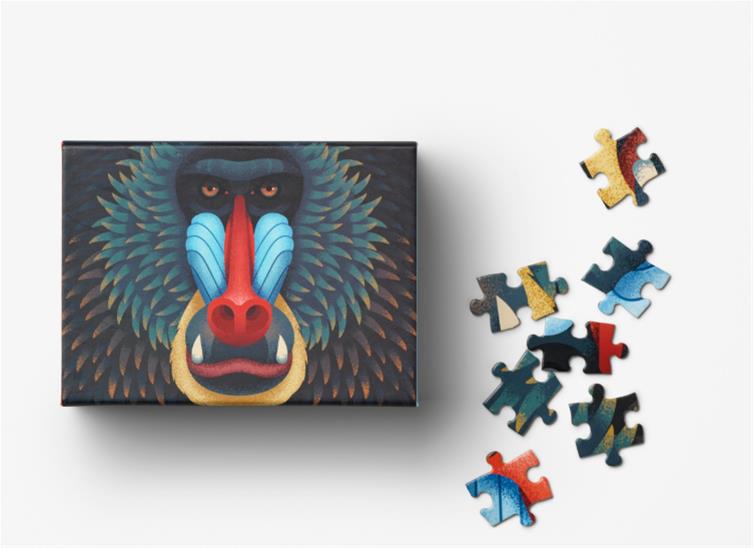 Puzzle Mandrill Printworks