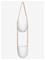 HÜBSCH Pot With Leather Strap, Double - WHITE - One Size – kuva 2