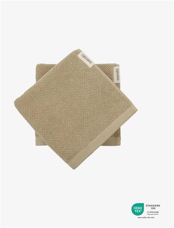 Meraki Solid pyyhe 50x100 cm 2-pakkaus Safari – kuva 3/4