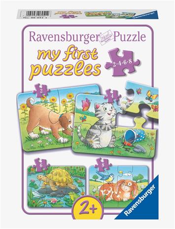RAVENSBURGER Cute Pets 2/4/6/8P - MULTI COLOURED - One Size