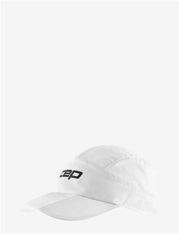 CEP Core Run Foldable Cap - WHITE - One Size