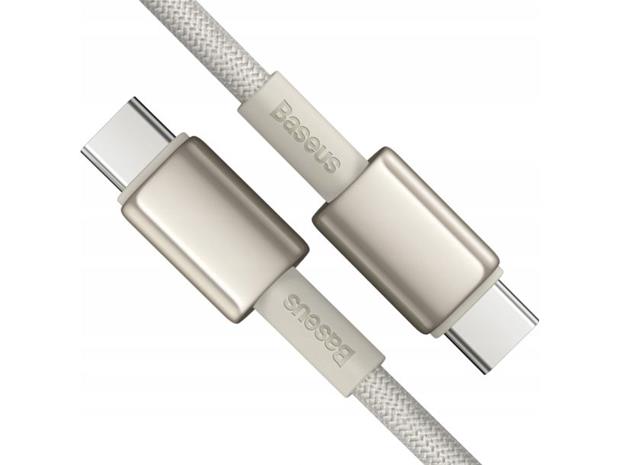 Baseus Tungsten Gold USB-C to USB-C Cable 100W 1m – kuva 8/8