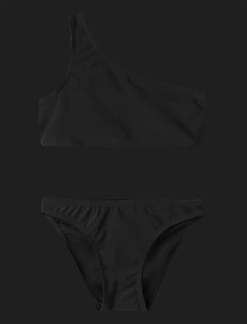 LMTD Nlfzynthe Solid Bikini - Black - 170-176