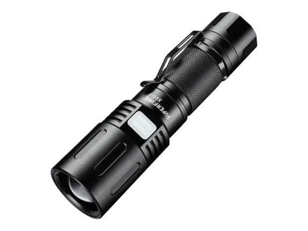 Taskulamppu Superfire X60-T, USB, 1500lm, 3700mAh
