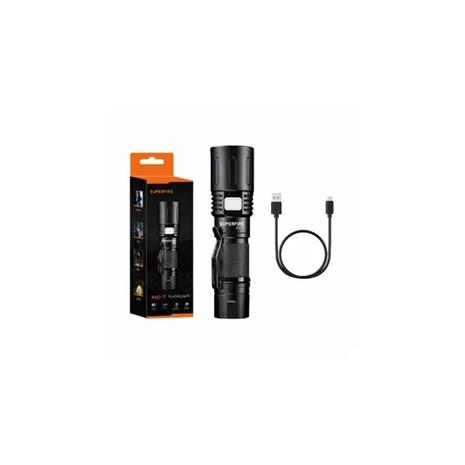 Taskulamppu Superfire X60-T, USB, 1500lm, 3700mAh