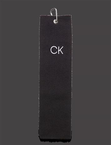 Calvin Klein Golf Golf Towel - Black - ONE SIZE