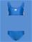 adidas Performance Adicolor Bikini - Blue - 104 – kuva 2