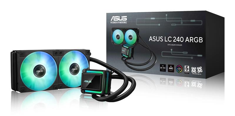 ASUS LC 240 ARGB - CPU Vesijäähdytys - Max 33 dBA
