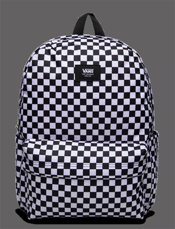 VANS Old Skool Check Backpack - Black - ONE SIZE