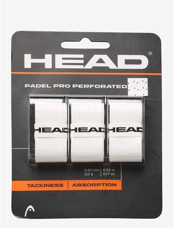 HEAD Padel Pro Perforated - WHITE - One Size