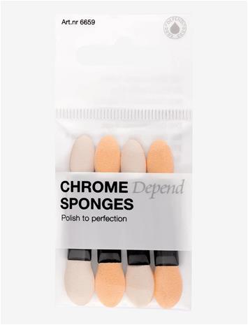 Depend GeliQ Effects Chrome Sponges 4-pack