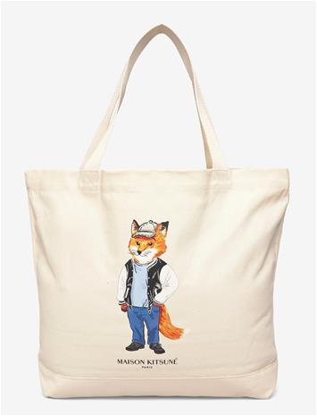MAISON KITSUNE Dressed Fox Tote - ECRU - One Size – kuva 2/2