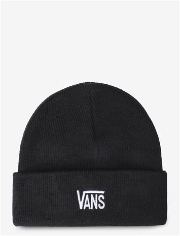 VANS Stretch Logo Tall Cuff Beanie - BLACK - One Size