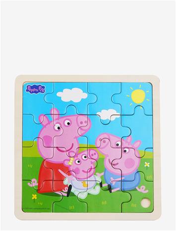 Peppa Pig - Framed Wooden Puzzle - Siblings