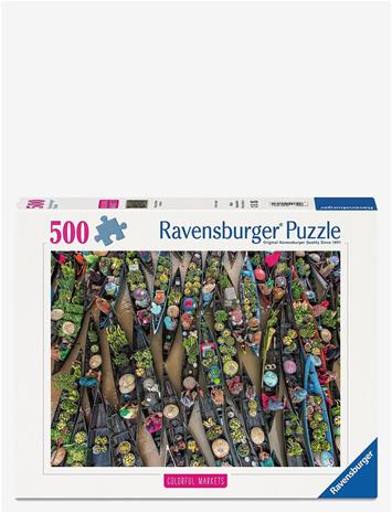 Floating Market Indonesia Palapeli 500 palaa Ravensburger