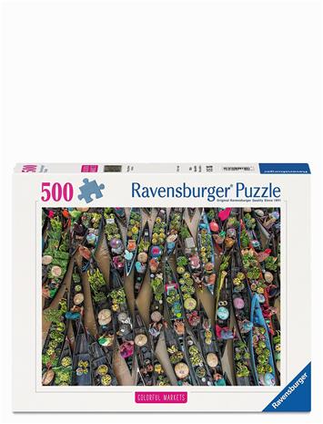 Floating Market Indonesia Palapeli 500 palaa Ravensburger