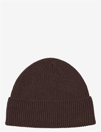 UPFRONT Elliot Merino Beanie - DK BROWN - One Size