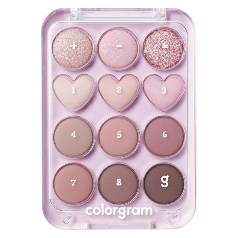 Colorgram Pin Point Eyeshadow Palette 02 Pink+Mauve
