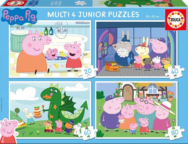 Educa 20-40-60-80 Peppa Pig Multi 4