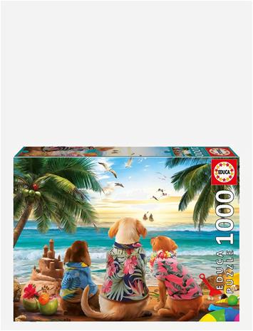 Educa Dogs On The Beach 1000p palapeli