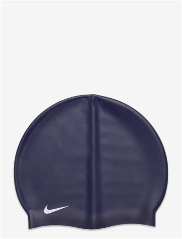 NIKE SWIM Nike Solid Silicone Adult Cap - MIDNIGHT NAVY - One Size