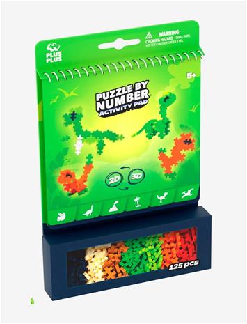 Plus-Plus Plus-Plus Activity Pad – Dinosaurs - Green - ONE SIZE