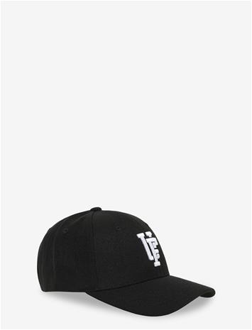 UPFRONT Spinback Baseball Cap - Crown 4 - BLACK WHITE - One Size