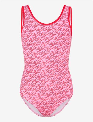 TOMMY HILFIGER One Piece Print - SCRIPT ALL OVER ROSE - 140-152