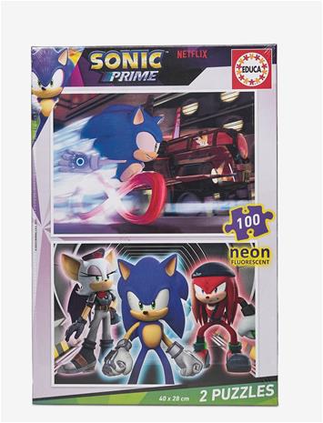 Educa Puzzle 2x100 Sonic Prime Neon