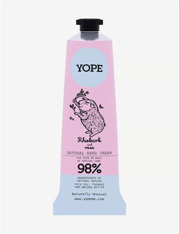 YOPE Botanical Hand Cream Rhubarb and Rose 50 ml