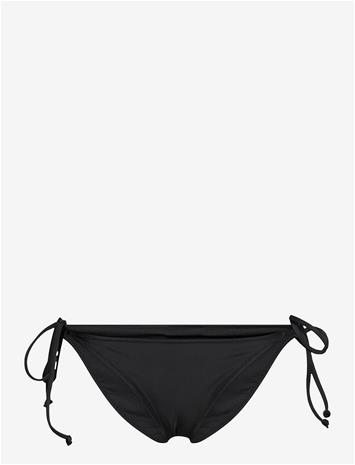GANNI Recycled Core Solid String Bikini Briefs - Black - 34