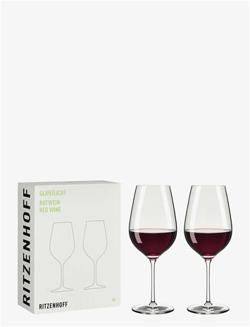 Ritzenhoff Glanzlicht punaviinilasi, 2-pack