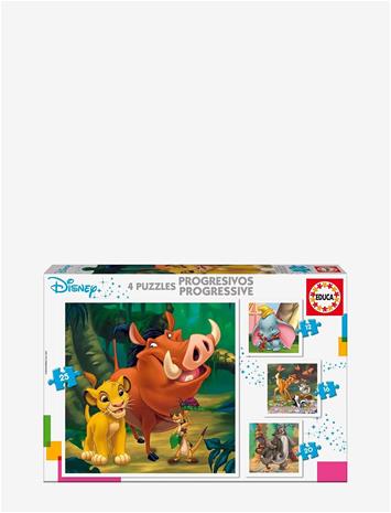 Educa Educa 12-16-20-25 Disney Animals - Multi/patterned - ONE SIZE