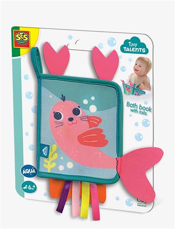 SES CREATIVE Bath Time - Book With Tails - MULTI - One Size