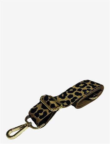 CEANNIS Shoulder Strap Webbing Leopard - GOLD - One Size