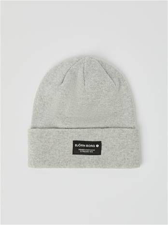 BJÖRN BORG Centre Beanie - LIGHT GREY MELANGE - One Size