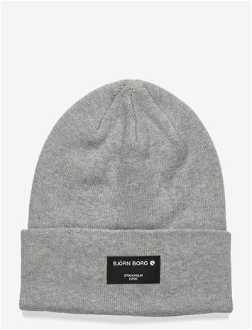 BJÖRN BORG Centre Beanie - LIGHT GREY MELANGE - One Size