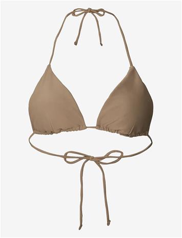 RETHINKIT STUDIOS Bikini Top Triangle Bay - WALNUT - M